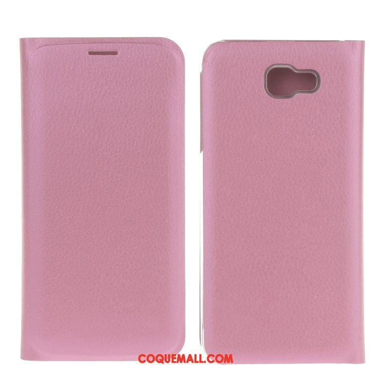 Étui Samsung Galaxy A5 2017 Étui En Cuir Téléphone Portable Rouge, Coque Samsung Galaxy A5 2017 Étoile Difficile