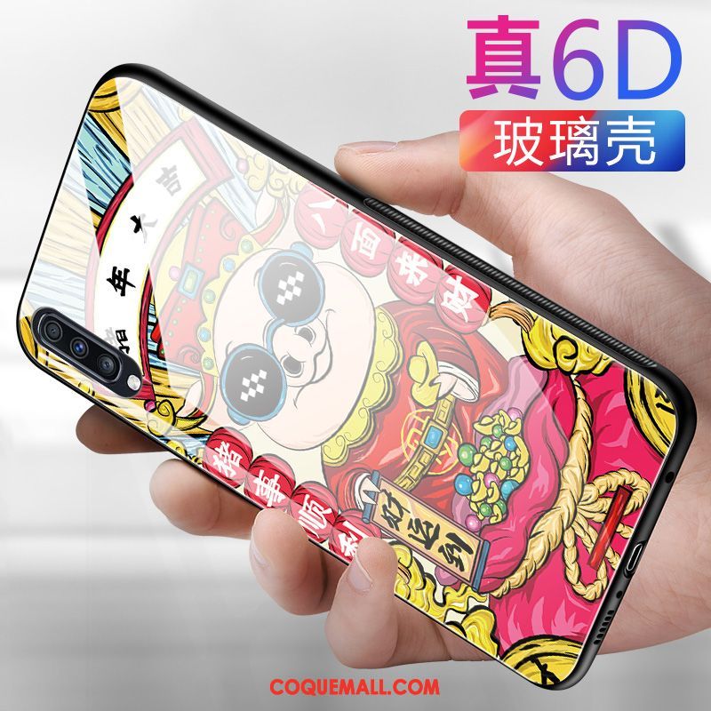 Étui Samsung Galaxy A50 Dessin Animé Créatif Tout Compris, Coque Samsung Galaxy A50 Silicone Fluide Doux