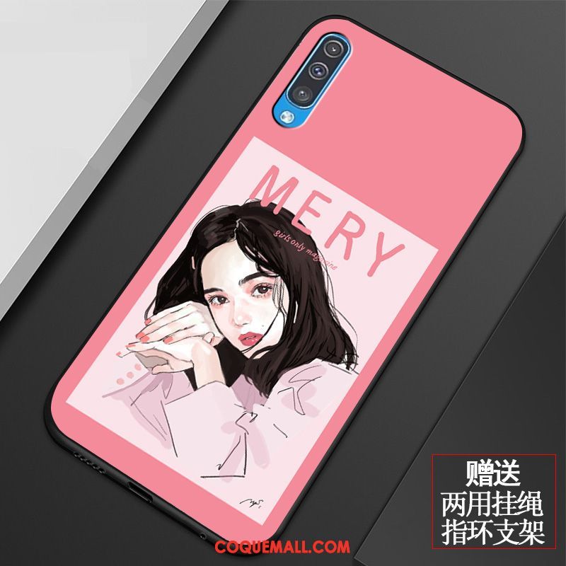 Étui Samsung Galaxy A50 Dessin Animé Silicone Téléphone Portable, Coque Samsung Galaxy A50 Fluide Doux Protection