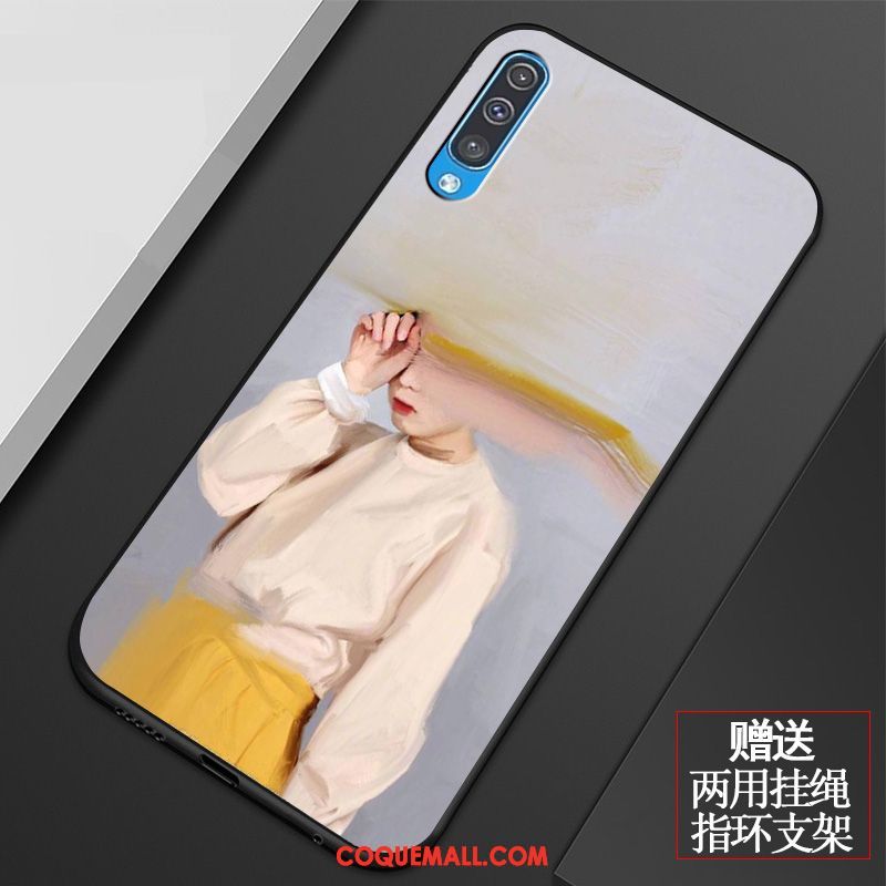 Étui Samsung Galaxy A50 Dessin Animé Silicone Téléphone Portable, Coque Samsung Galaxy A50 Fluide Doux Protection