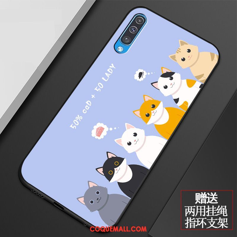 Étui Samsung Galaxy A50 Dessin Animé Silicone Téléphone Portable, Coque Samsung Galaxy A50 Fluide Doux Protection