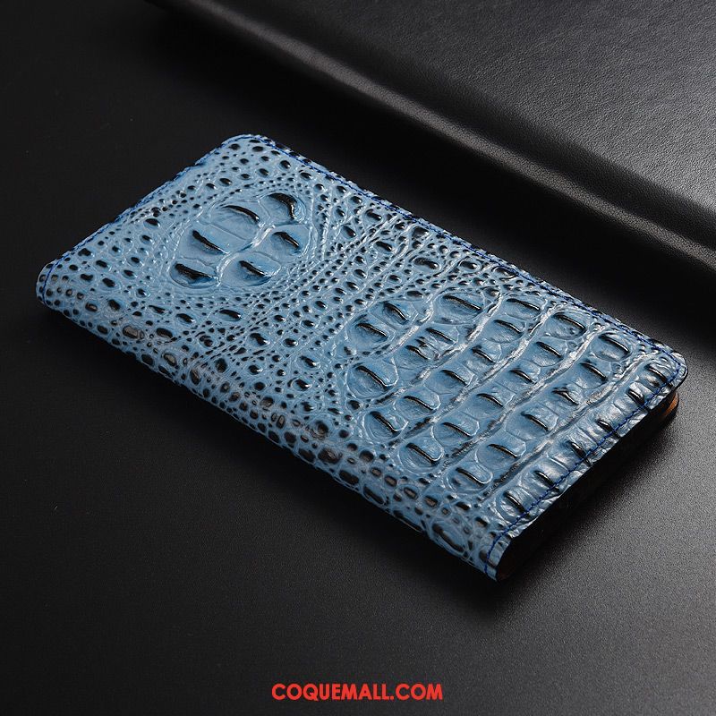 Étui Samsung Galaxy A50 Incassable Rose Crocodile, Coque Samsung Galaxy A50 Étoile Modèle Fleurie