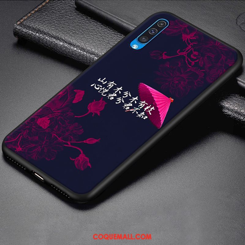 Étui Samsung Galaxy A50 Incassable Simple Protection, Coque Samsung Galaxy A50 Silicone Créatif