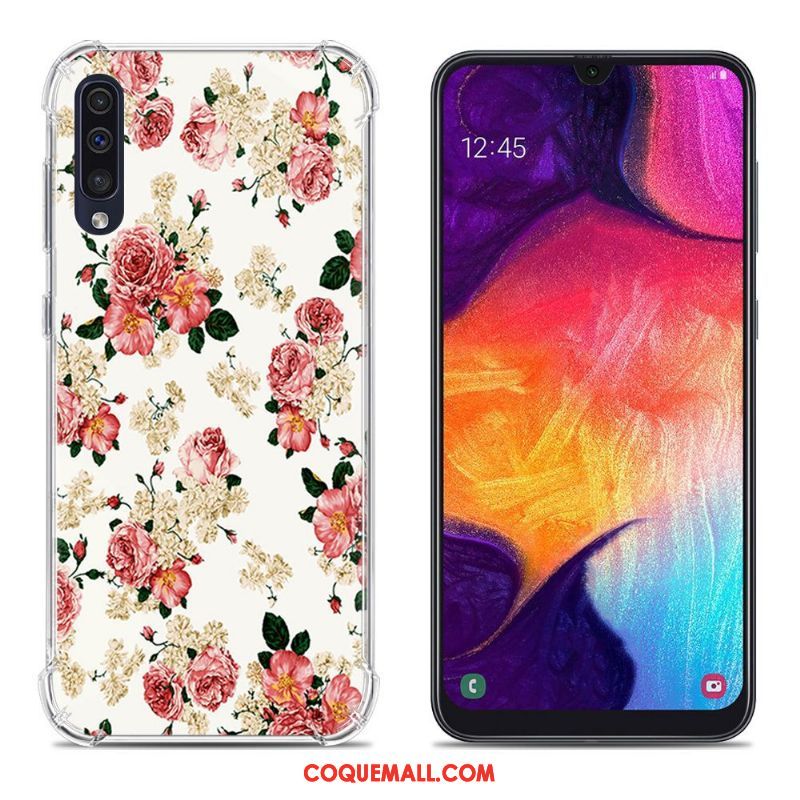 Étui Samsung Galaxy A50 Incassable Étoile Ballon, Coque Samsung Galaxy A50 Peinture Créatif