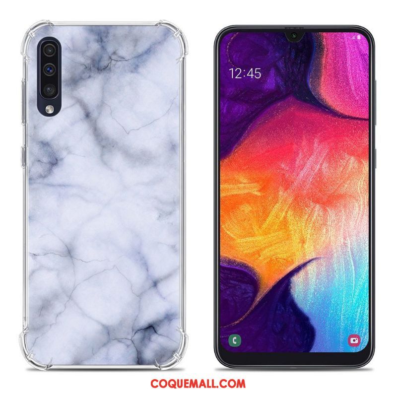 Étui Samsung Galaxy A50 Incassable Étoile Ballon, Coque Samsung Galaxy A50 Peinture Créatif