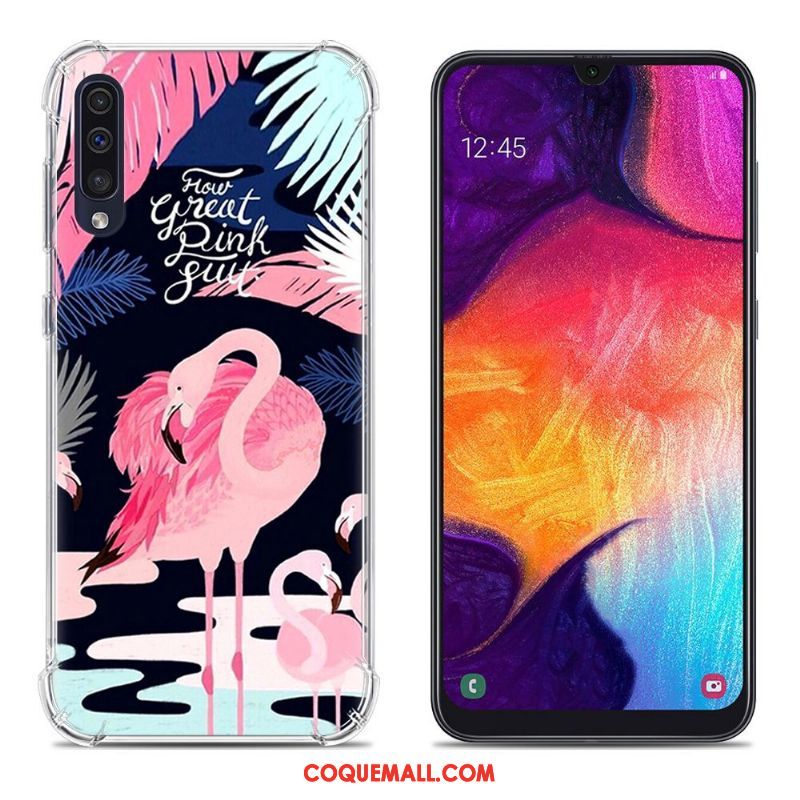 Étui Samsung Galaxy A50 Incassable Étoile Ballon, Coque Samsung Galaxy A50 Peinture Créatif