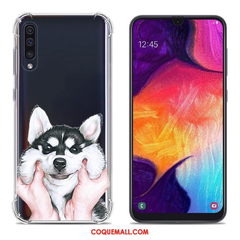 Étui Samsung Galaxy A50 Incassable Étoile Ballon, Coque Samsung Galaxy A50 Peinture Créatif