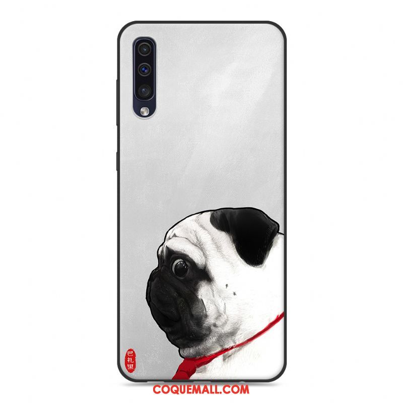 Étui Samsung Galaxy A50 Jaune Personnalité Amoureux, Coque Samsung Galaxy A50 Étoile Téléphone Portable