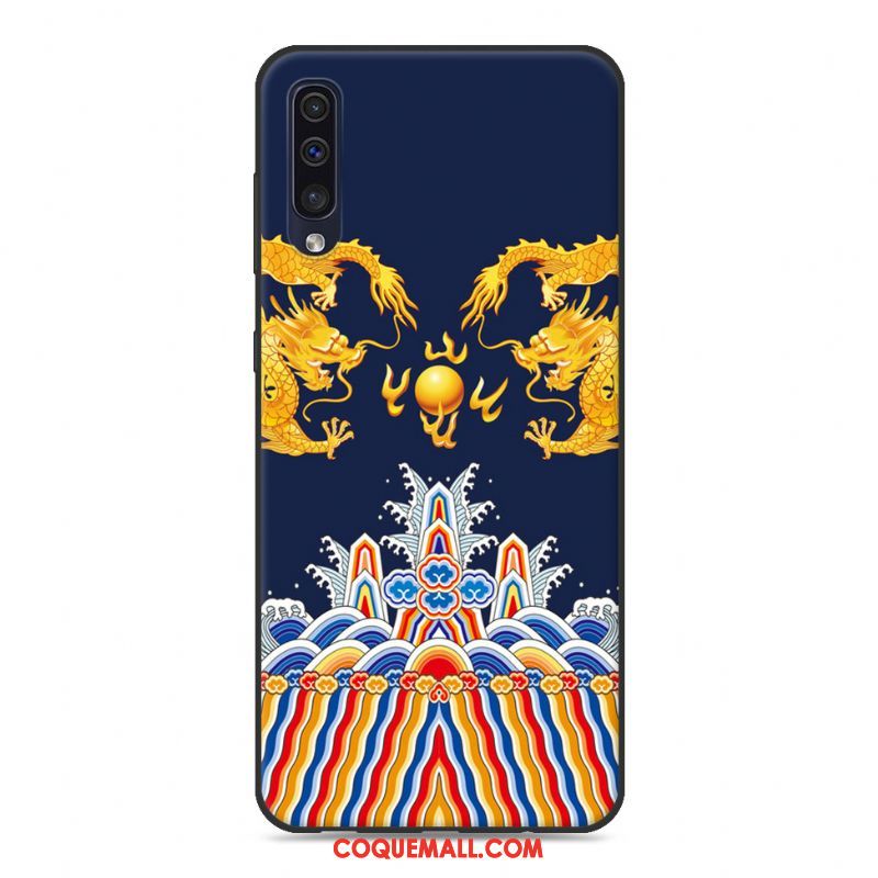 Étui Samsung Galaxy A50 Jaune Personnalité Amoureux, Coque Samsung Galaxy A50 Étoile Téléphone Portable