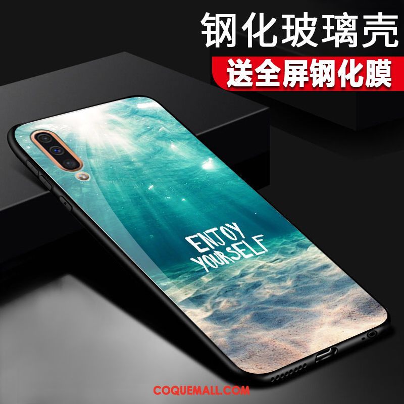 Étui Samsung Galaxy A50 Protection Téléphone Portable Tout Compris, Coque Samsung Galaxy A50 Verre Tendance