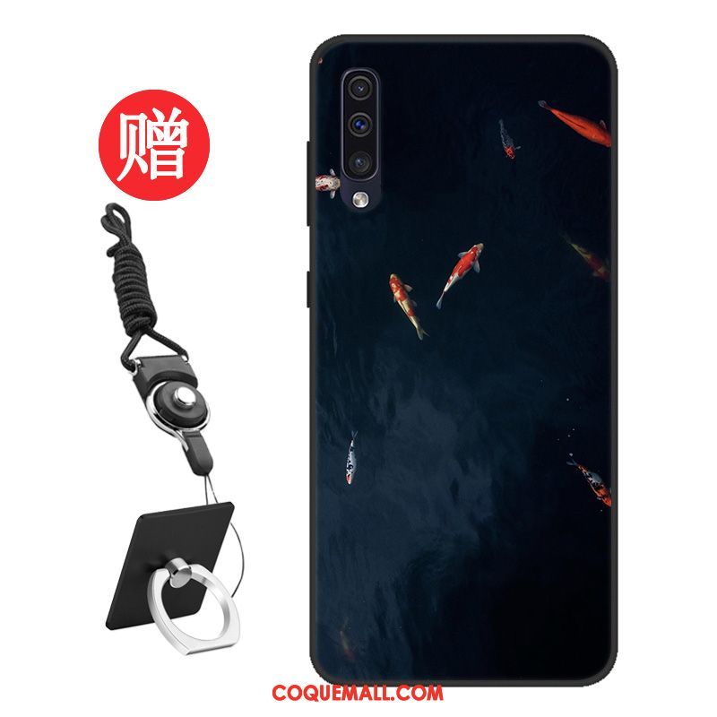 Étui Samsung Galaxy A50 Silicone Membrane Étoile, Coque Samsung Galaxy A50 Personnalisé Protection