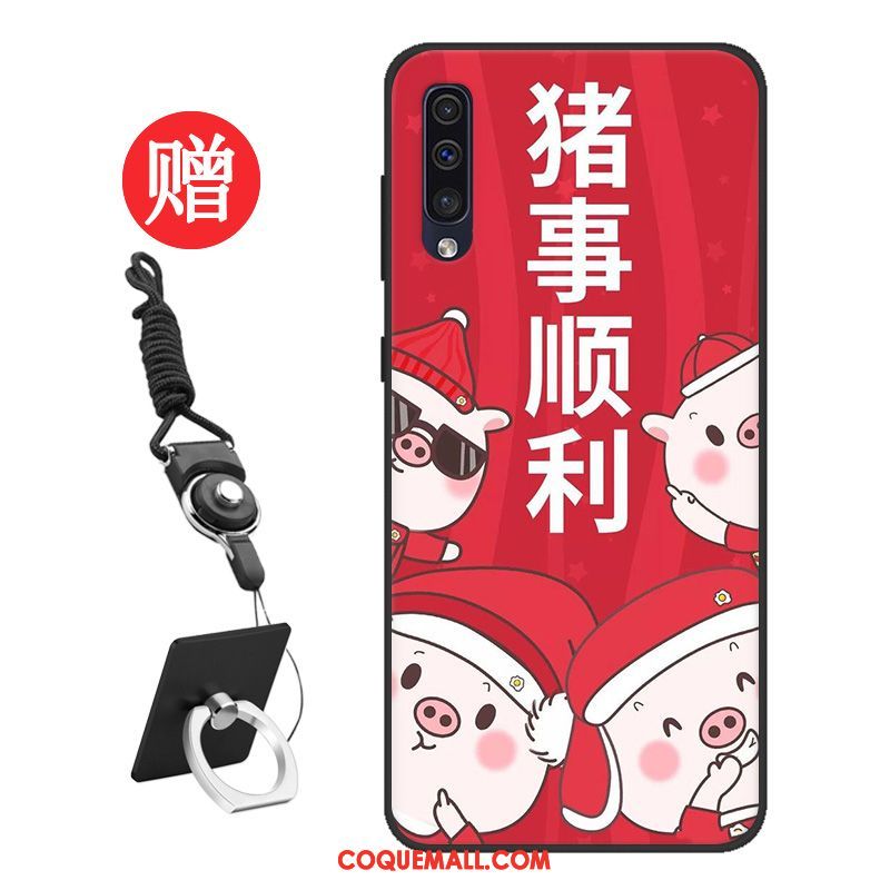 Étui Samsung Galaxy A50 Silicone Membrane Étoile, Coque Samsung Galaxy A50 Personnalisé Protection