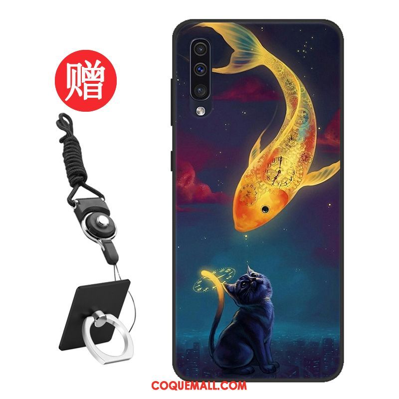 Étui Samsung Galaxy A50 Silicone Membrane Étoile, Coque Samsung Galaxy A50 Personnalisé Protection