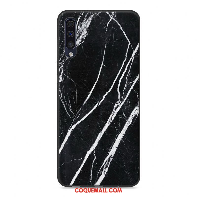 Étui Samsung Galaxy A50 Tendance Téléphone Portable Bleu Marin, Coque Samsung Galaxy A50 Créatif Incassable