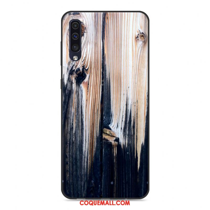 Étui Samsung Galaxy A50 Tendance Téléphone Portable Bleu Marin, Coque Samsung Galaxy A50 Créatif Incassable