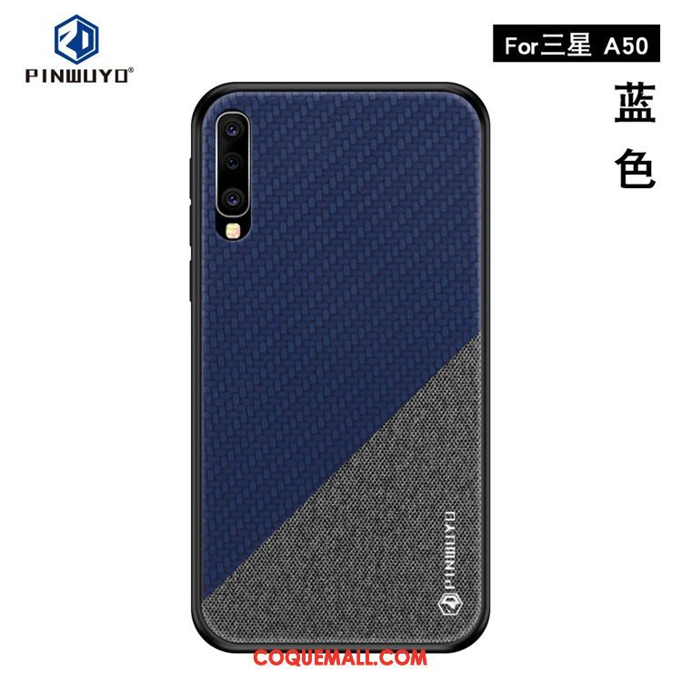 Étui Samsung Galaxy A50 Téléphone Portable Incassable Jaune, Coque Samsung Galaxy A50 Personnalité Tout Compris