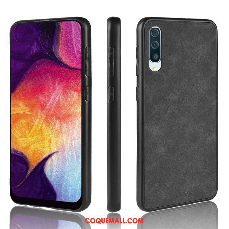 Étui Samsung Galaxy A50 Téléphone Portable Protection Tout Compris, Coque Samsung Galaxy A50 Incassable Difficile Braun