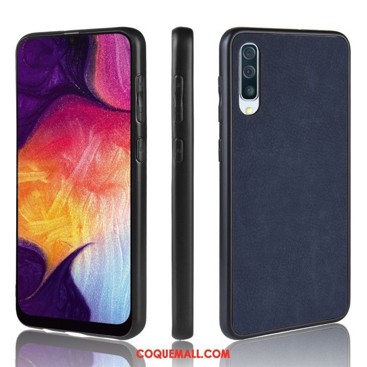 Étui Samsung Galaxy A50 Téléphone Portable Protection Tout Compris, Coque Samsung Galaxy A50 Incassable Difficile Braun