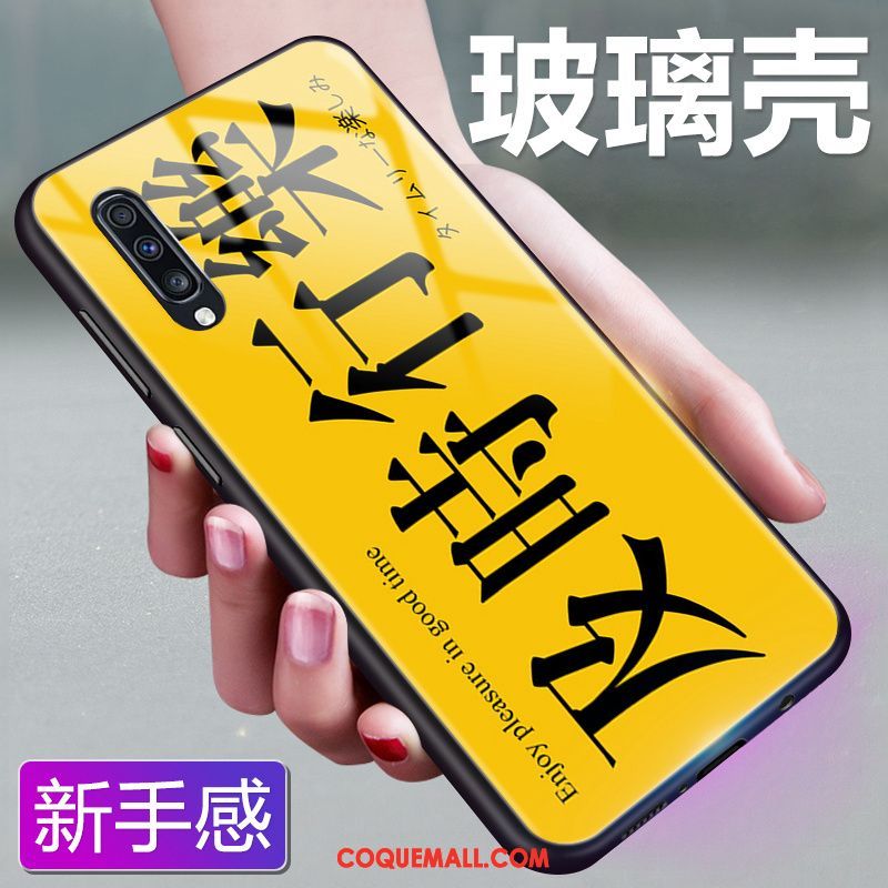 Étui Samsung Galaxy A50 Verre Amoureux Personnalité, Coque Samsung Galaxy A50 Tout Compris Téléphone Portable