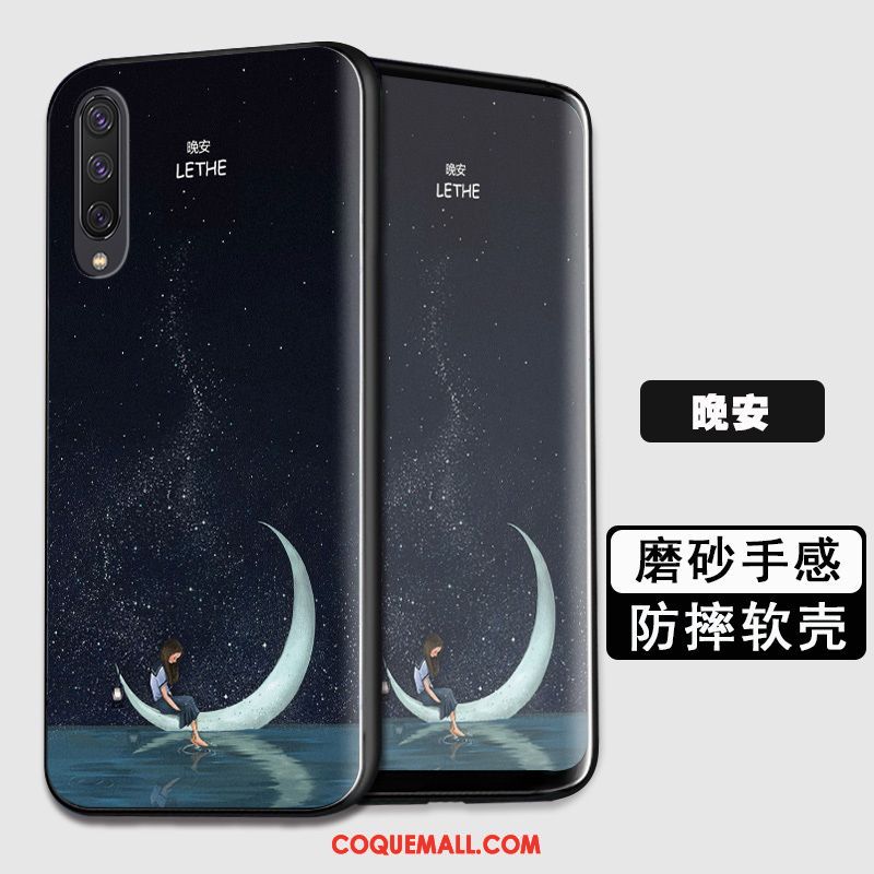 Étui Samsung Galaxy A50 Étoile Personnalité Fluide Doux, Coque Samsung Galaxy A50 Silicone Créatif