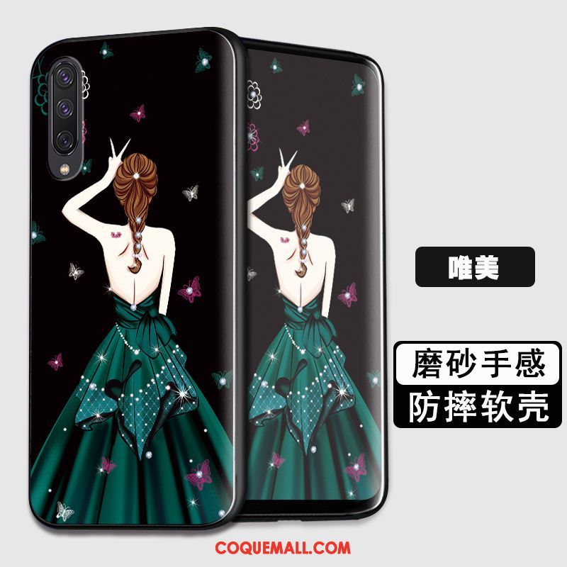 Étui Samsung Galaxy A50 Étoile Personnalité Fluide Doux, Coque Samsung Galaxy A50 Silicone Créatif