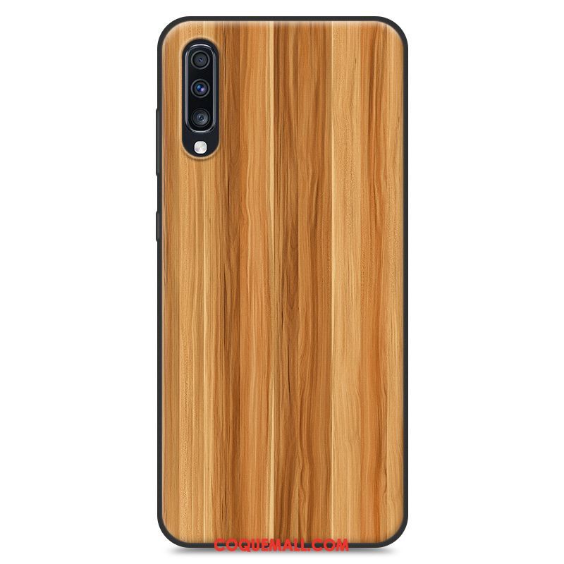 Étui Samsung Galaxy A50s Créatif Incassable Personnalité, Coque Samsung Galaxy A50s Grain De Bois Téléphone Portable