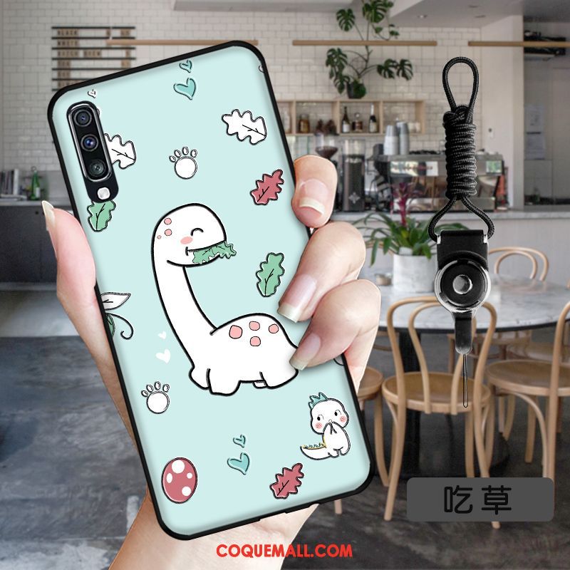 Étui Samsung Galaxy A50s Délavé En Daim Tout Compris Dessin Animé, Coque Samsung Galaxy A50s Charmant Gaufrage