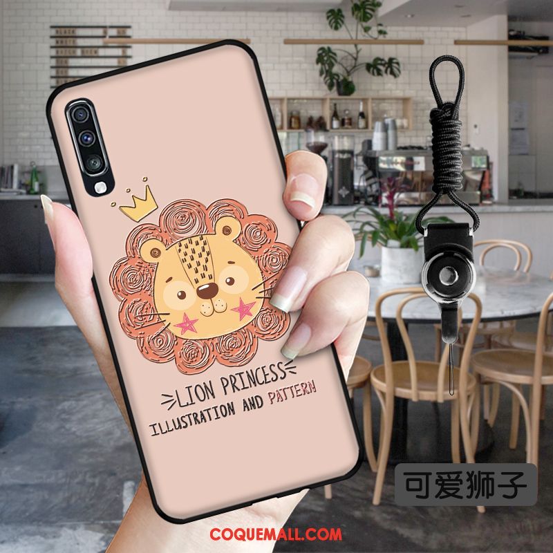 Étui Samsung Galaxy A50s Délavé En Daim Tout Compris Dessin Animé, Coque Samsung Galaxy A50s Charmant Gaufrage