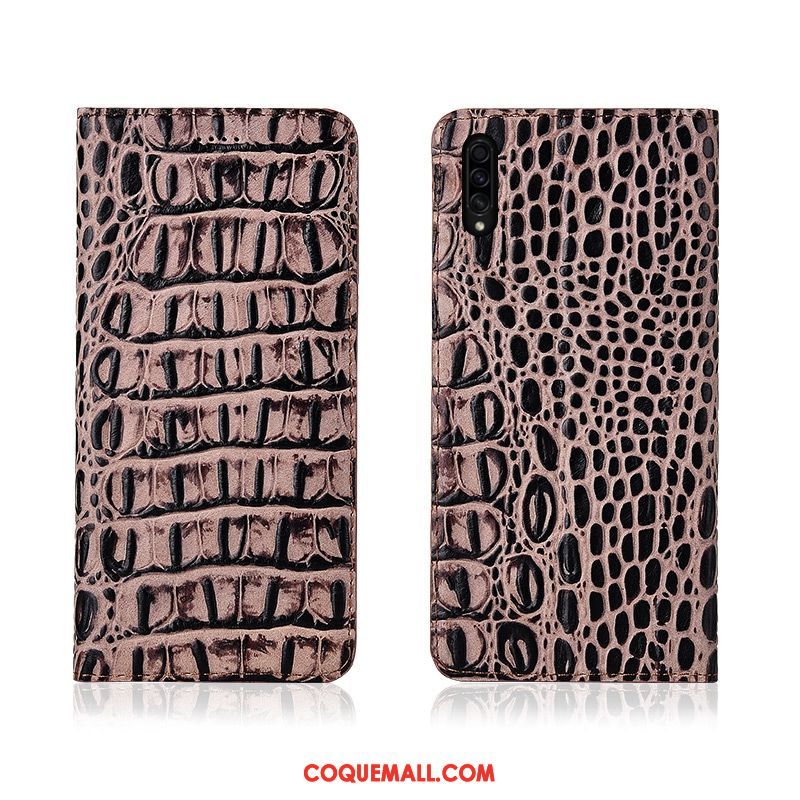 Étui Samsung Galaxy A50s Fluide Doux Crocodile Nouveau, Coque Samsung Galaxy A50s Étoile Incassable