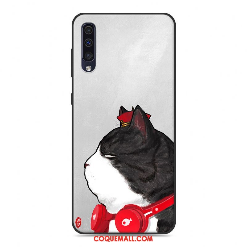 Étui Samsung Galaxy A50s Nouveau Dessin Animé Tendance, Coque Samsung Galaxy A50s Silicone Jaune