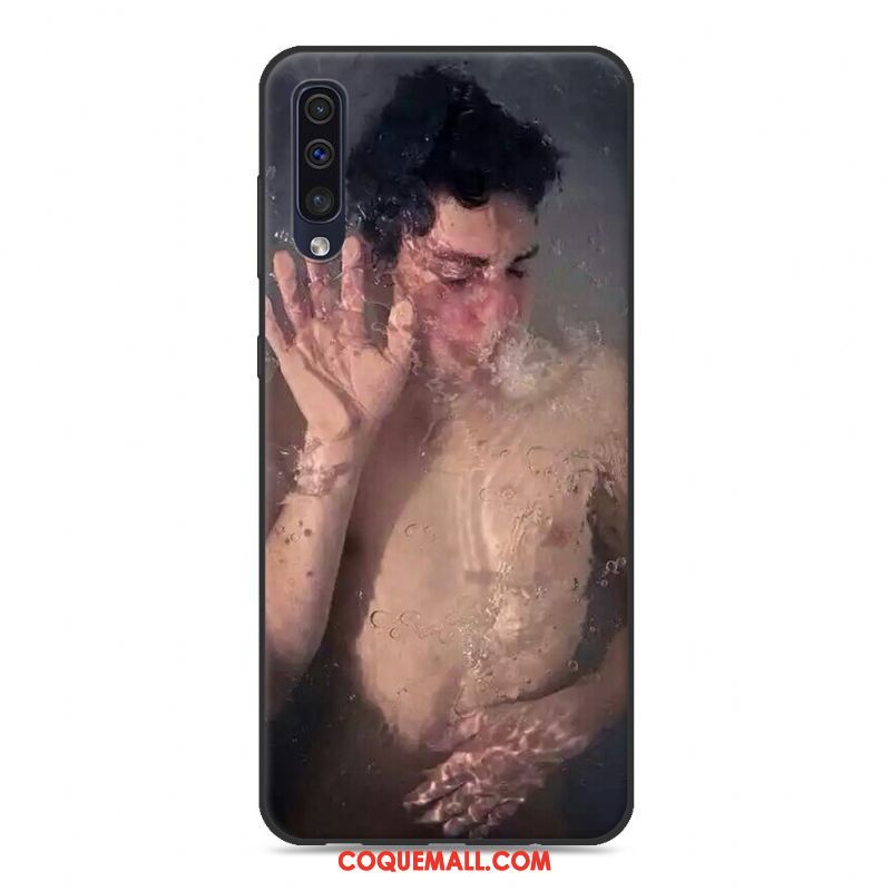 Étui Samsung Galaxy A50s Nouveau Dessin Animé Tendance, Coque Samsung Galaxy A50s Silicone Jaune