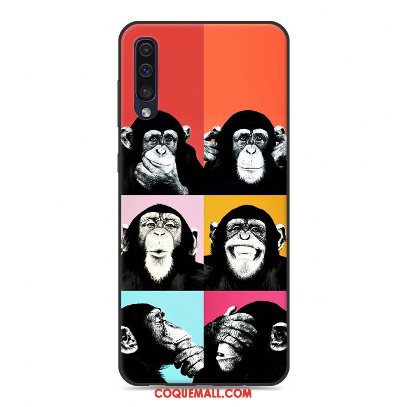 Étui Samsung Galaxy A50s Nouveau Dessin Animé Tendance, Coque Samsung Galaxy A50s Silicone Jaune