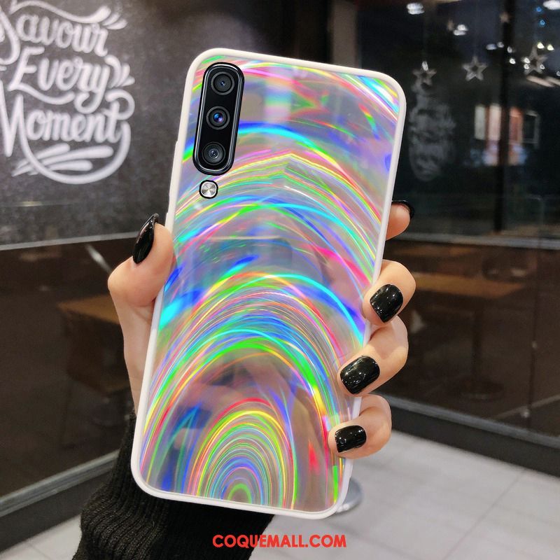 Étui Samsung Galaxy A50s Protection Dessin Animé Étoile, Coque Samsung Galaxy A50s Violet Tendance