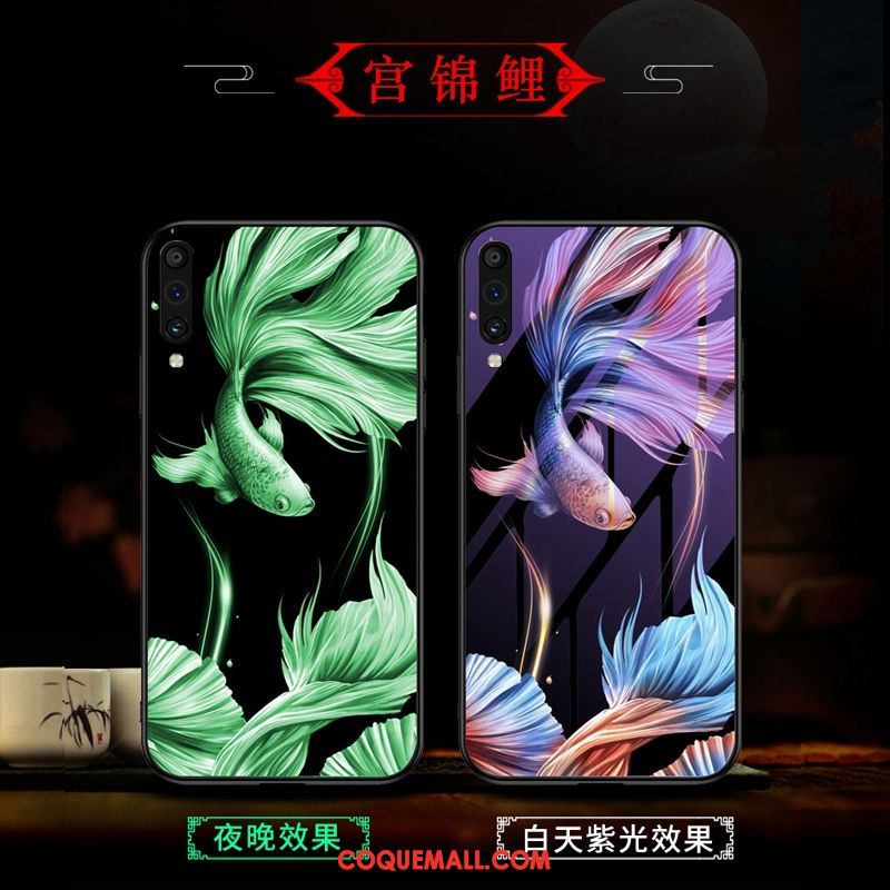 Étui Samsung Galaxy A50s Tendance Étoile Tout Compris, Coque Samsung Galaxy A50s Verre Créatif