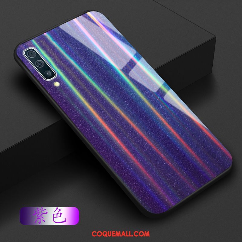 Étui Samsung Galaxy A50s Téléphone Portable Rose Bleu, Coque Samsung Galaxy A50s Violet Étoile