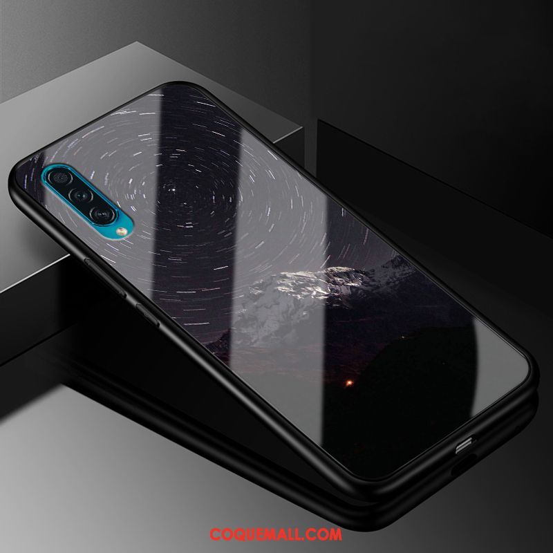 Étui Samsung Galaxy A50s Étoile Noir Téléphone Portable, Coque Samsung Galaxy A50s Créatif Personnalité