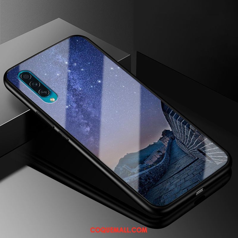 Étui Samsung Galaxy A50s Étoile Noir Téléphone Portable, Coque Samsung Galaxy A50s Créatif Personnalité