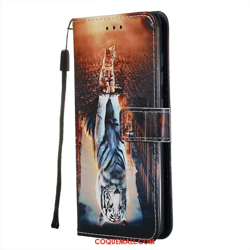Étui Samsung Galaxy A51 Carte Téléphone Portable En Cuir, Coque Samsung Galaxy A51 Étoile Fluide Doux Beige