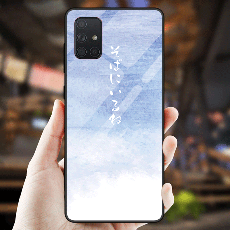 Étui Samsung Galaxy A51 Ciel Étoilé Amoureux Tout Compris, Coque Samsung Galaxy A51 Incassable Personnalité