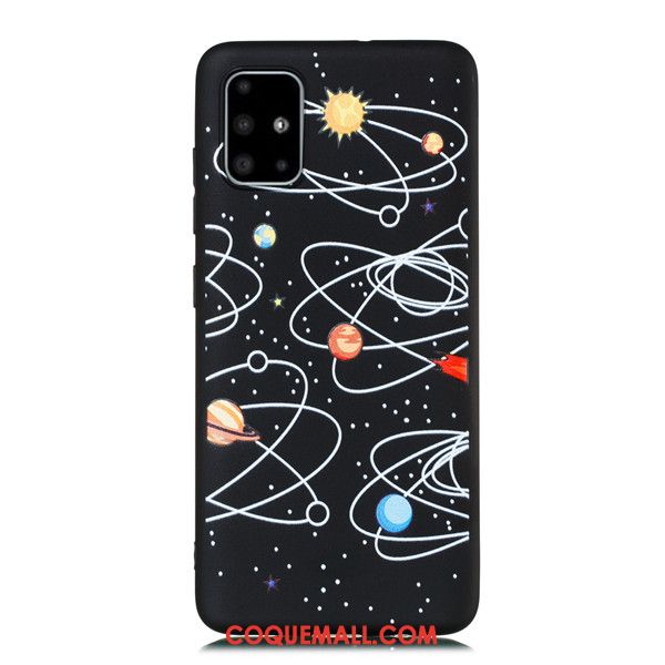 Étui Samsung Galaxy A51 Incassable Dessin Animé Tendance, Coque Samsung Galaxy A51 Étoile Fluide Doux