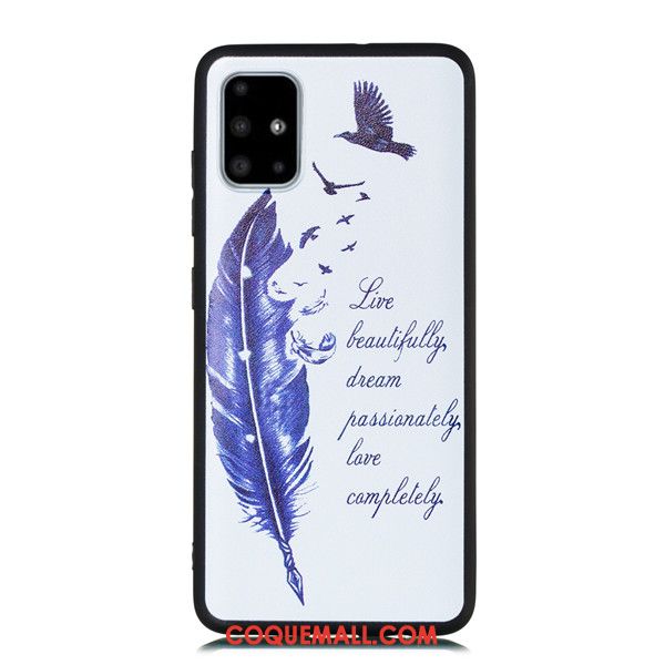 Étui Samsung Galaxy A51 Incassable Dessin Animé Tendance, Coque Samsung Galaxy A51 Étoile Fluide Doux