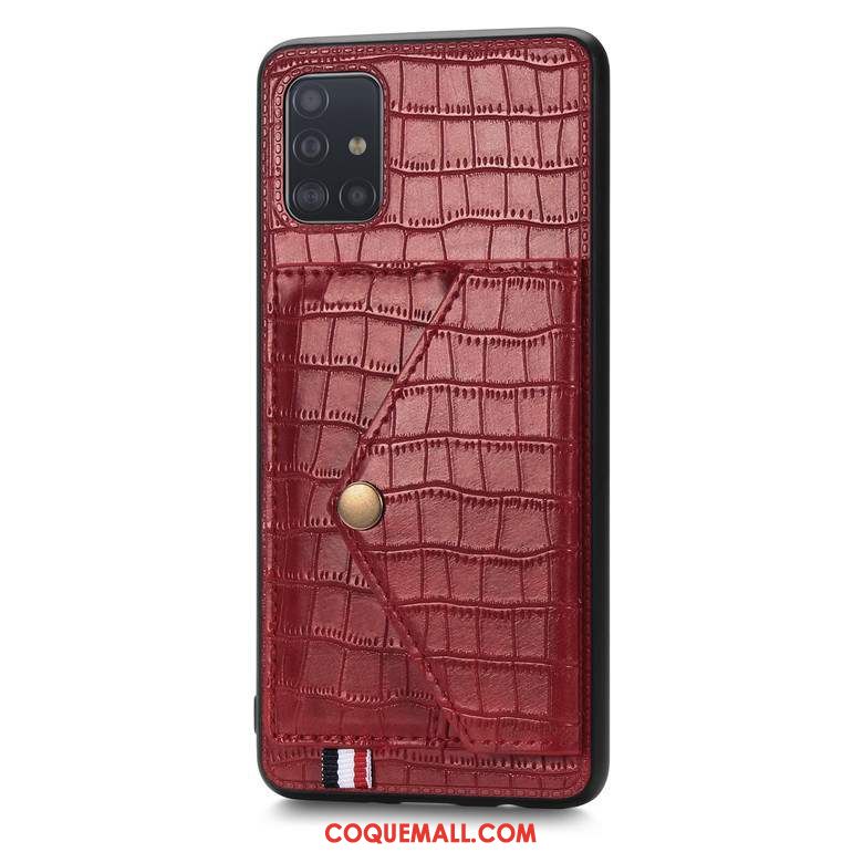 Étui Samsung Galaxy A51 Tout Compris Étoile Portefeuille, Coque Samsung Galaxy A51 Protection Silicone