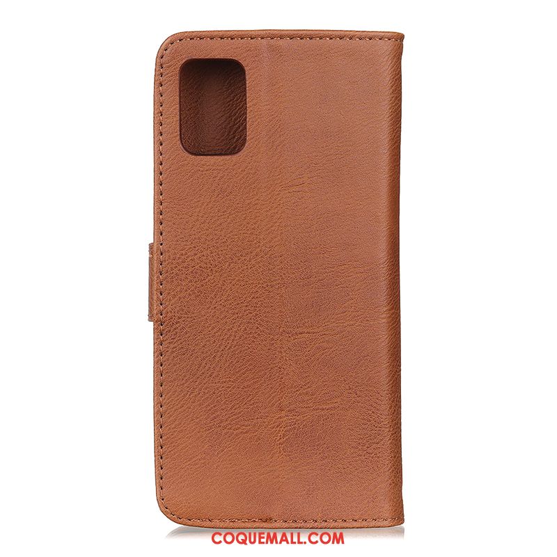 Étui Samsung Galaxy A51 Étoile En Cuir Vintage, Coque Samsung Galaxy A51 Téléphone Portable Magnétisme