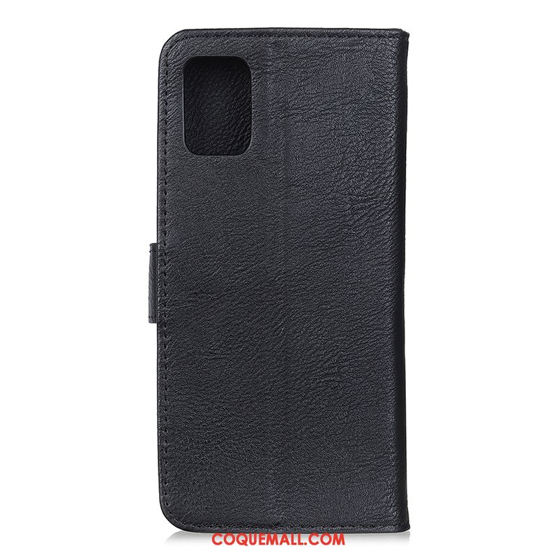 Étui Samsung Galaxy A51 Étoile En Cuir Vintage, Coque Samsung Galaxy A51 Téléphone Portable Magnétisme