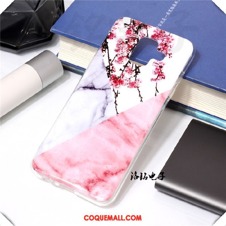 Étui Samsung Galaxy A6+ Incassable Grand Tendance, Coque Samsung Galaxy A6+ Étoile Téléphone Portable