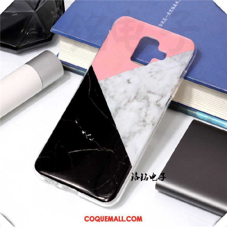 Étui Samsung Galaxy A6+ Incassable Grand Tendance, Coque Samsung Galaxy A6+ Étoile Téléphone Portable