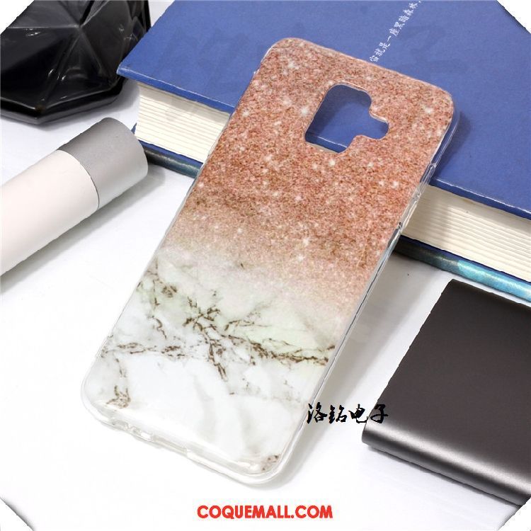 Étui Samsung Galaxy A6+ Incassable Grand Tendance, Coque Samsung Galaxy A6+ Étoile Téléphone Portable