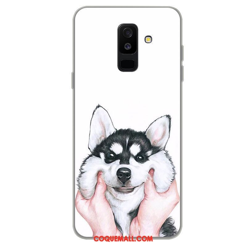 Étui Samsung Galaxy A6+ Incassable Téléphone Portable Étoile, Coque Samsung Galaxy A6+ Protection Dessin Animé