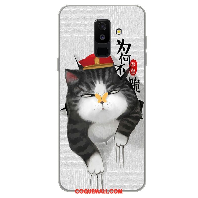 Étui Samsung Galaxy A6+ Incassable Téléphone Portable Étoile, Coque Samsung Galaxy A6+ Protection Dessin Animé