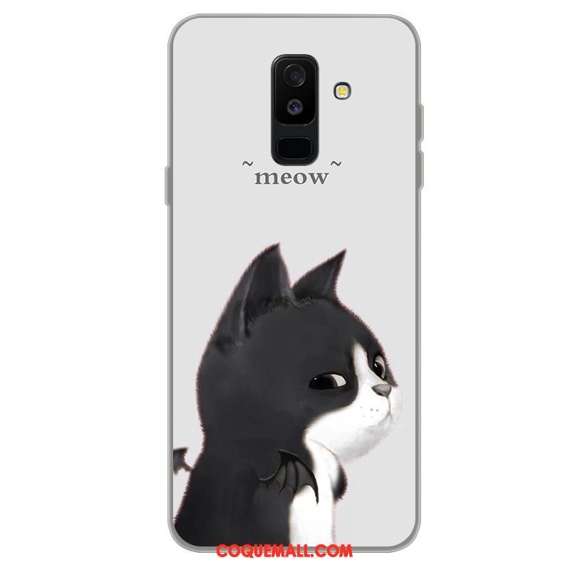 Étui Samsung Galaxy A6+ Incassable Téléphone Portable Étoile, Coque Samsung Galaxy A6+ Protection Dessin Animé